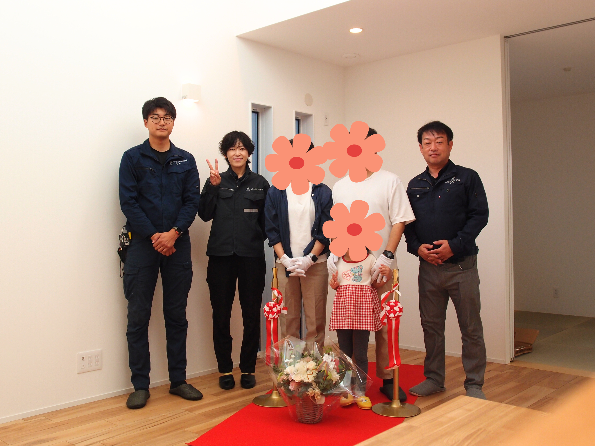 笑顔でお引き渡式！！